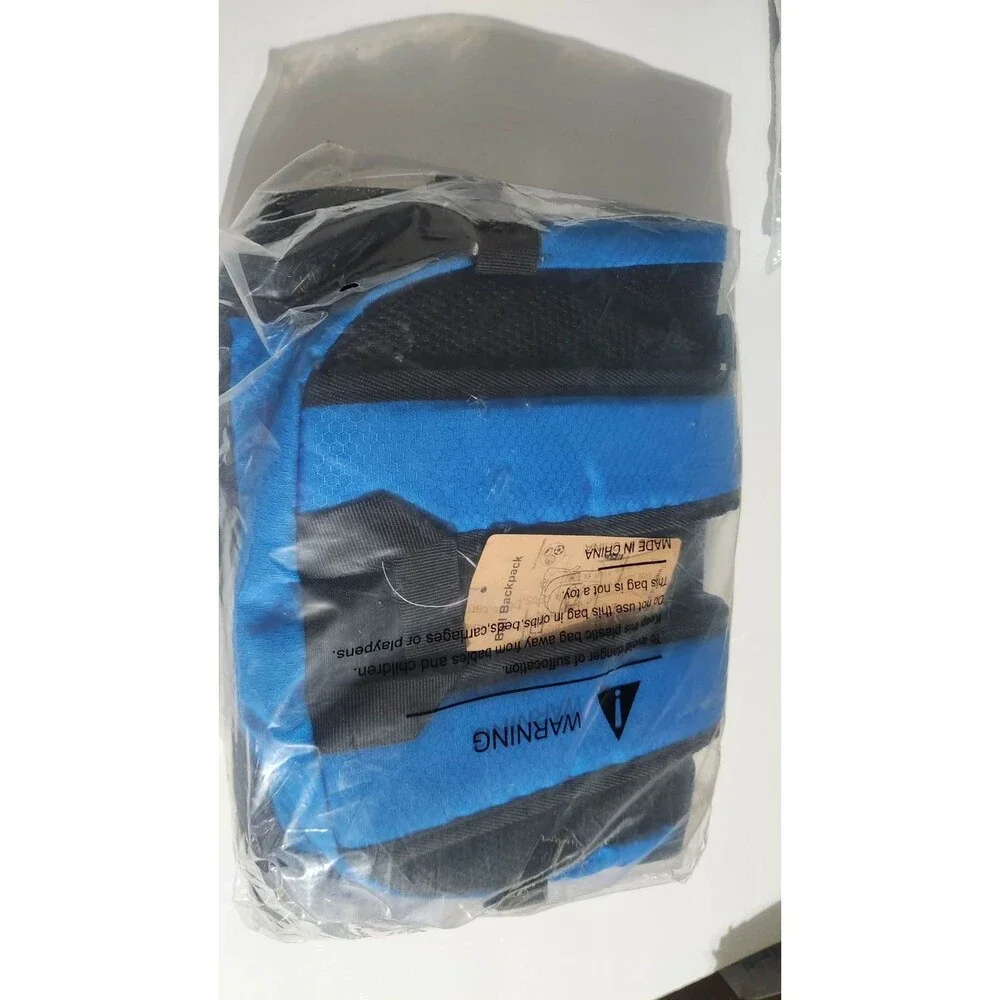 basketball bag, blue, shoe compartment, easy to clean